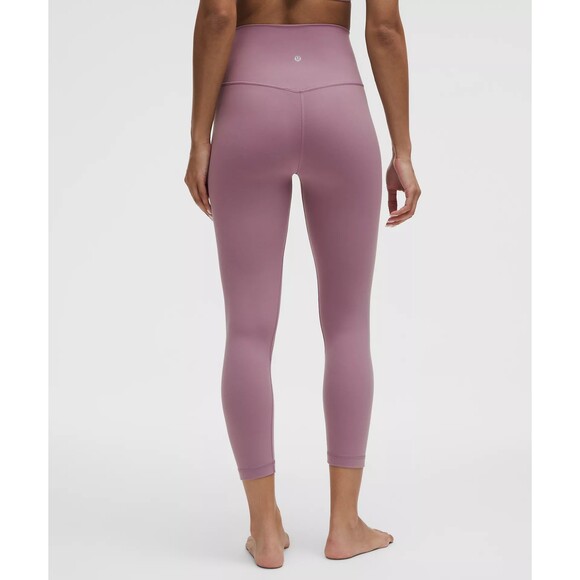 lululemon Align High-Rise Crop 23" Size 4 Lavender Lux NWT Authentic - Picture 2 of 10
